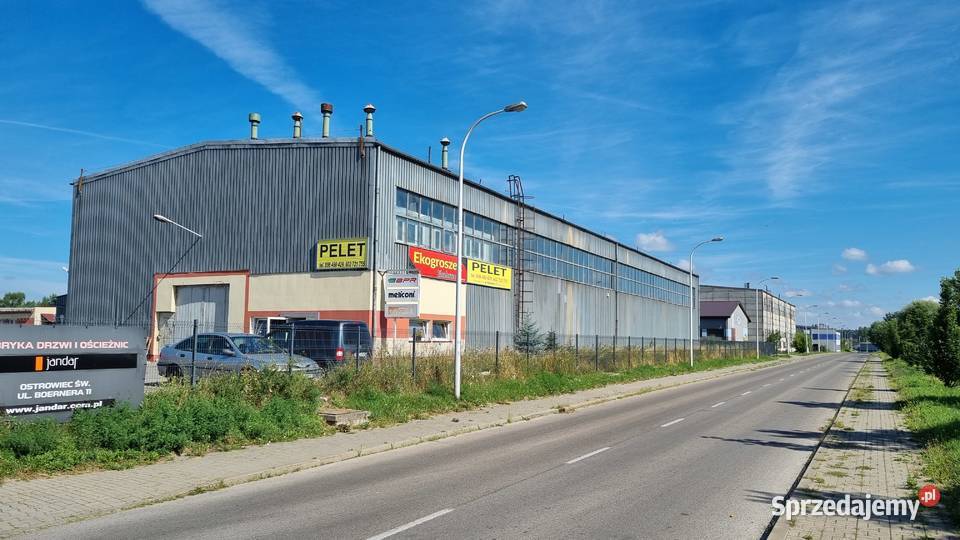 Najem nieruchomości z Halami produkcyjno Produkcja Ostrowiec Świętokrzyski