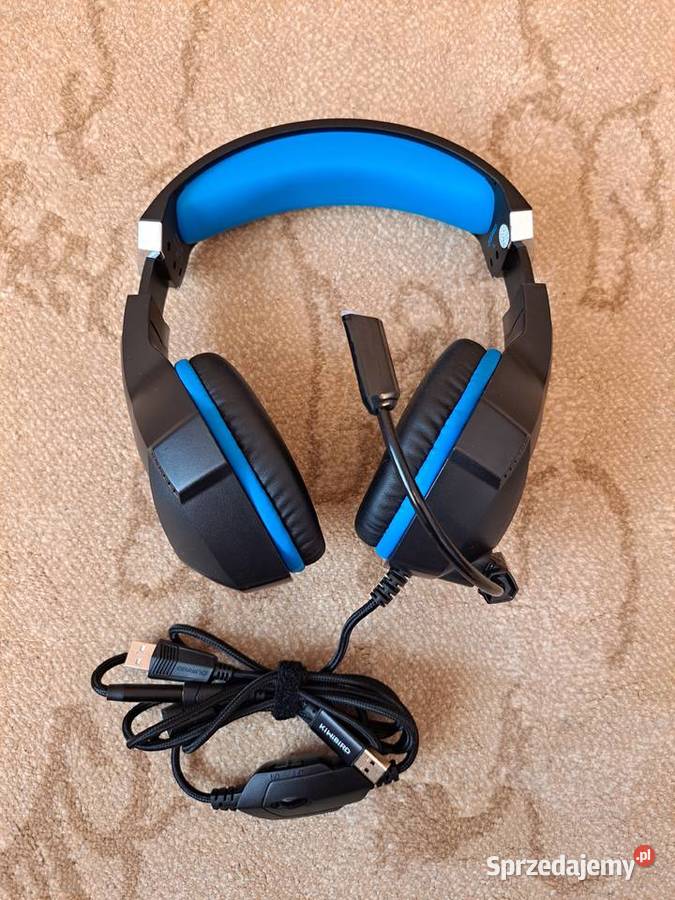 Słuchawki gamingowe nauszne przewodowe Ozeino mazowieckie Warszawa