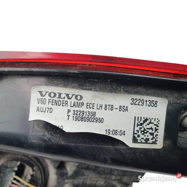 LAMPA PRAWA Volvo V60 II 20182022 tylna tylnia osobowe Lampy tylne Chełm