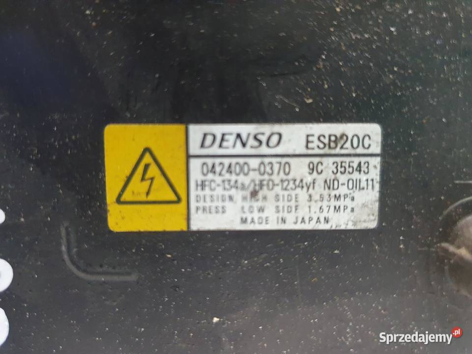 SPRĘŻARKA KLIMATYZACJI Toyota CHR 18 Hybrid Kompresory klimatyzacji Chełm