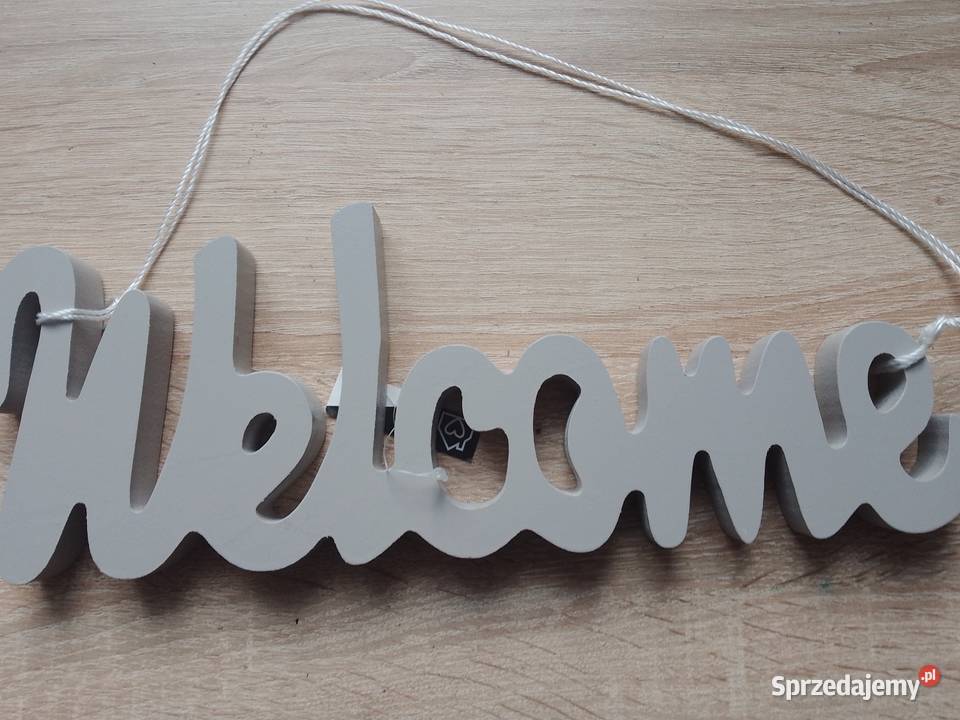 Zawieszka dekoracja drzwi Welcome Chrzanów