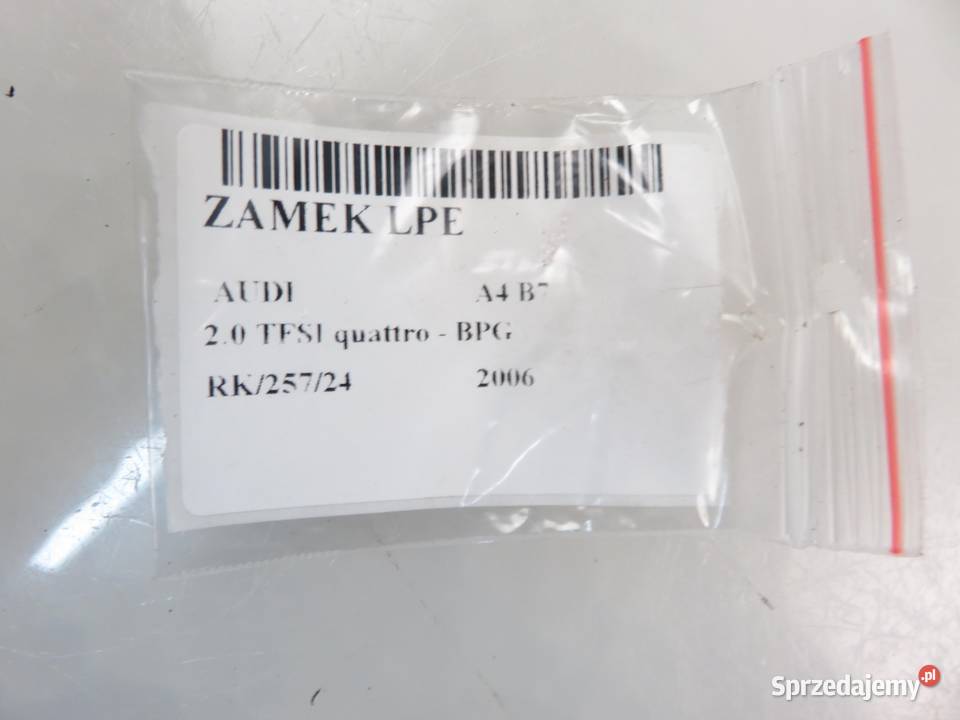 ZAMEK LEWY PRZEDNI AUDI A4 B7 8E1837015AB