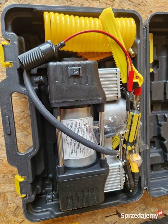 Kompresor samochodowy 2 cylindry 12V HQ z Głogowa