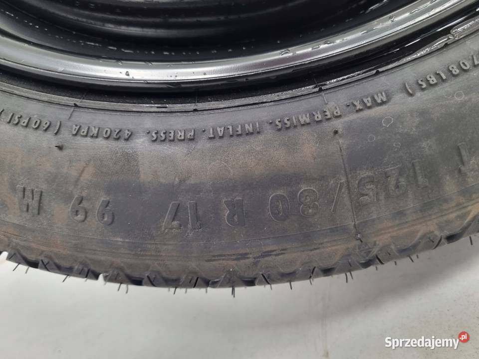 KOŁO DOJAZDOWE 12580 R17 9209872 5x108 Chełm