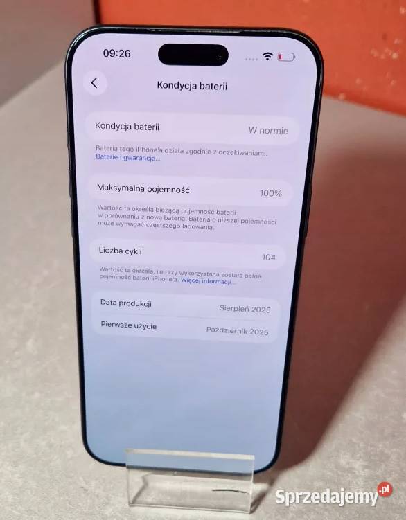 Telefon iPhone 17 Pro 512GB śląskie Rybnik sprzedam