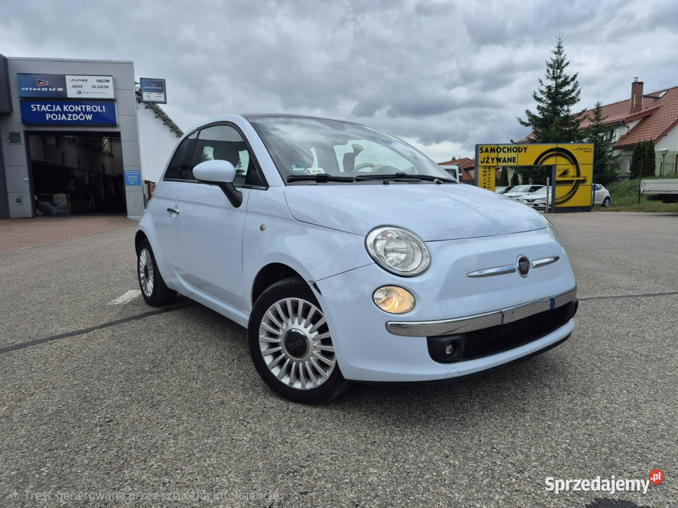Fiat 500 Lounge 14 100 automat AT5 I 2007 Giżycko