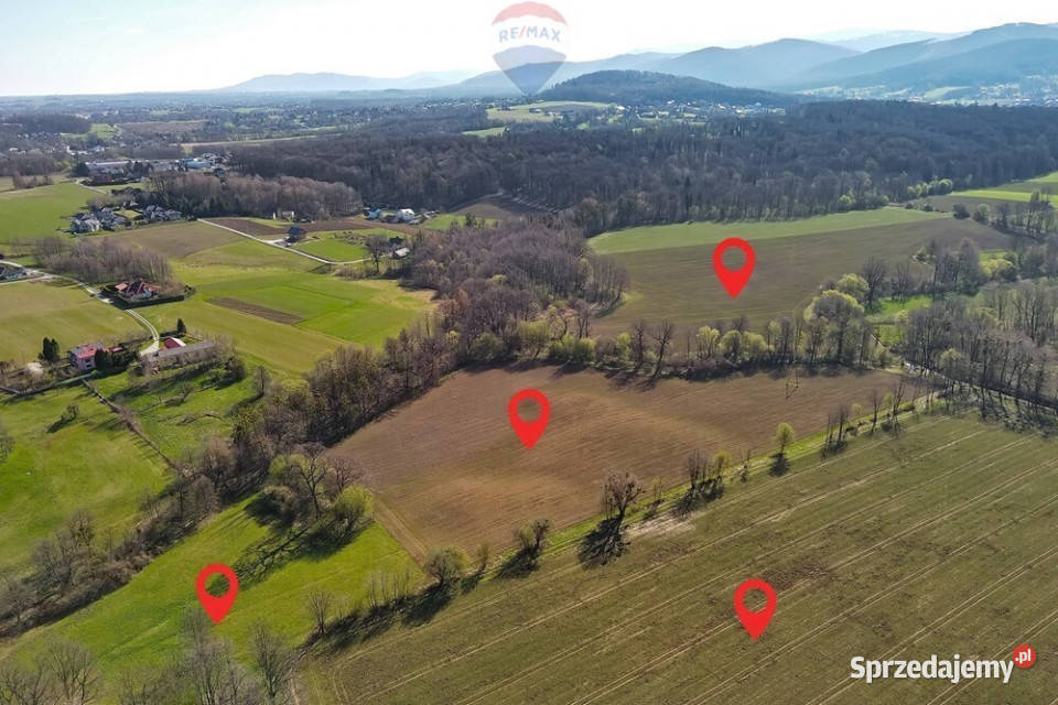 Działka inwestycyjna w Beskidach 265 ha Pogórze