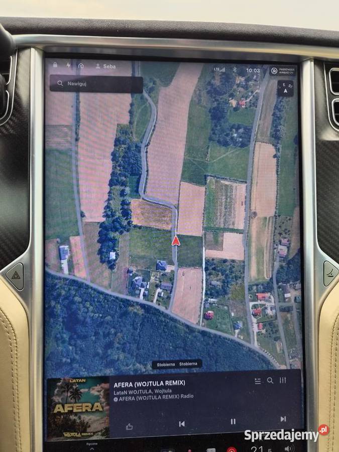Tesla s Stobierna sprzedam