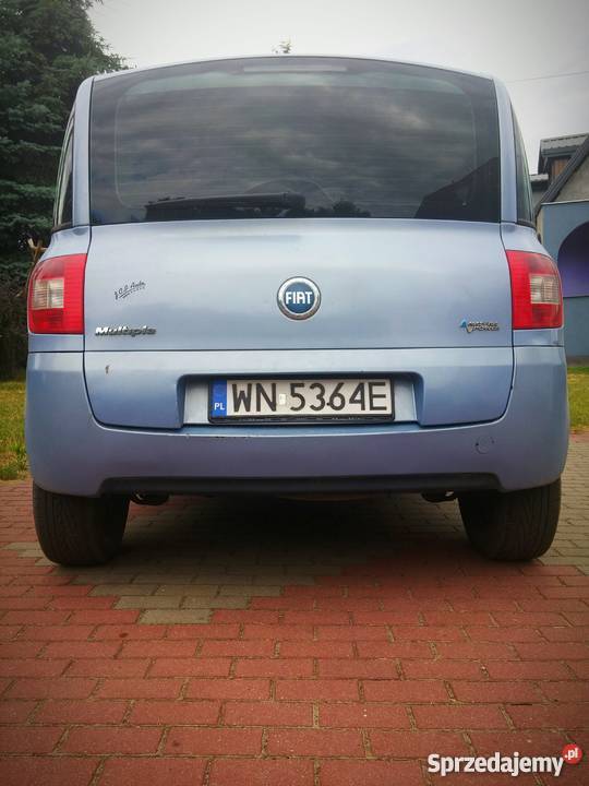 Fiat Multipla 2 benzLPG NATURA POWER nieuszkodzony Samochody osobowe Mała Wieś