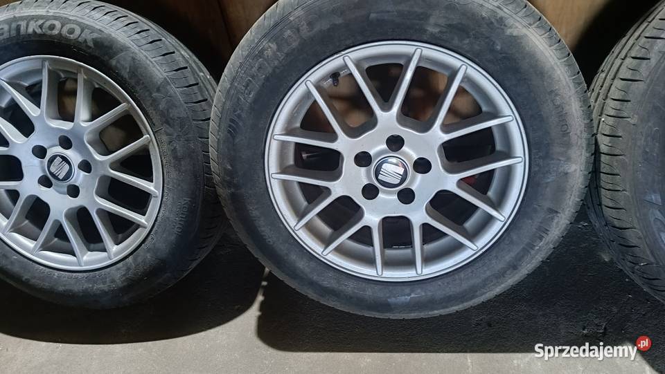 Alufelgi koła Seat Ibiza 19565 r15 Koła dojazdowe mazowieckie Bielawa