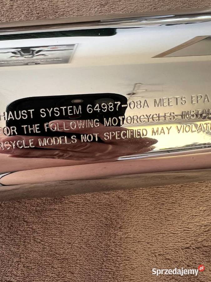 Harley Davidson wydech tłumiki orginal Dyna Fat Tłumiki Rzeszów sprzedam
