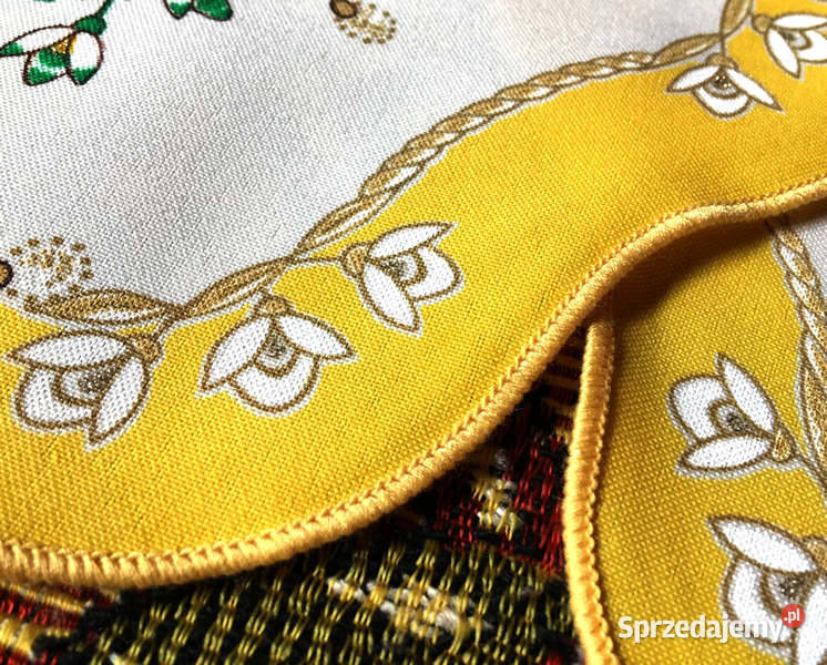 Zestaw nowych nieużywanych serwetek obrus na małopolskie