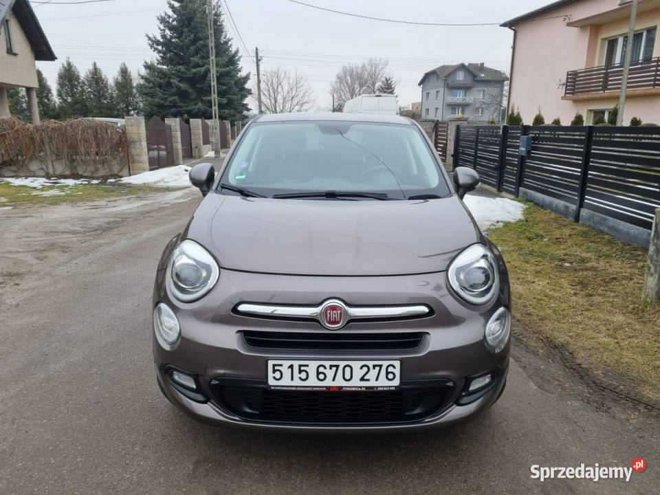 Fiat 500x 16 Benzyna Xenon Alu Navi Tempomat komputer pokładowy Wojkowice Kościelne