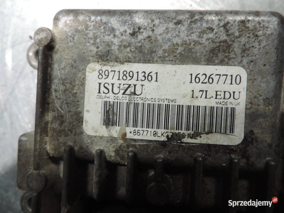 STEROWNIK POMPY OPEL ISUZU 17 8971891361 Komputery