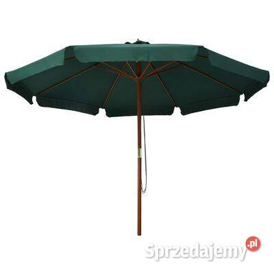 vidaXL Parasol ogrodowy na drewnianym słupku 330 Warszawa sprzedam