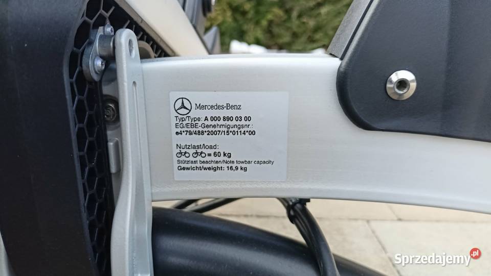 Bagażnik hak mercedesbenz Atera 2 Varioebike Bagażniki Kalna