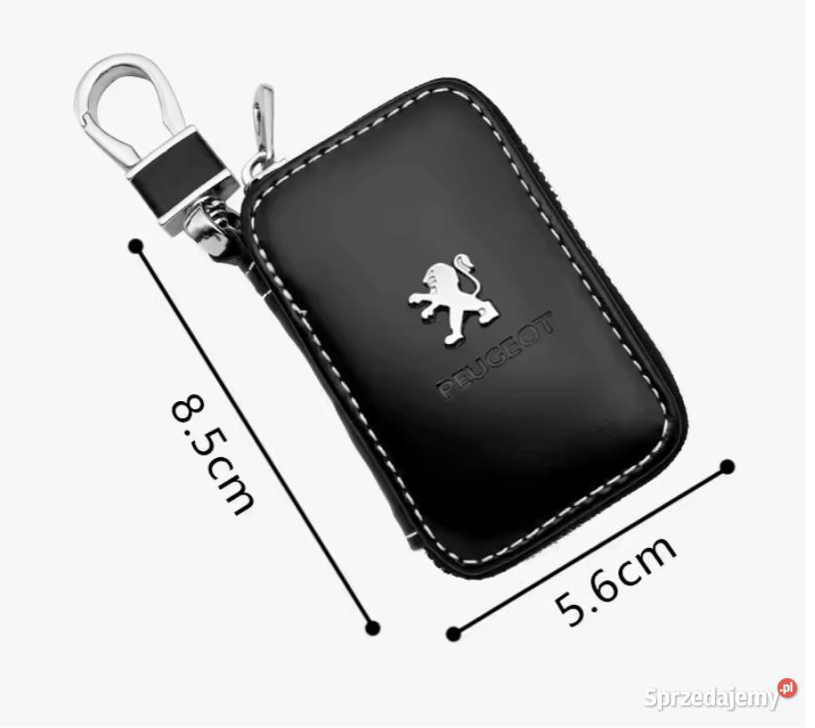 PEUGEOT BRELOK ETUI NA KLUCZYKI SKÓRA CHROM świętokrzyskie