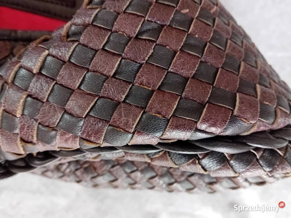 Bottega Veneta Intrecciato Hobo Large Brown Łódź