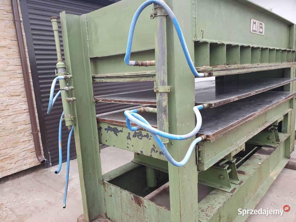 Prasa półkowa MIB stół 250x130 grzana wodą Karsin