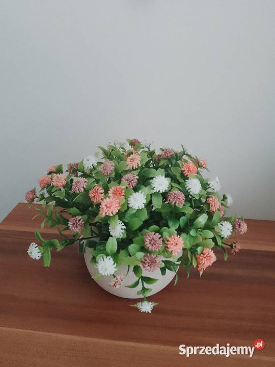 Ozdoba dekoracja kwiaty sztuczne Chrzanów