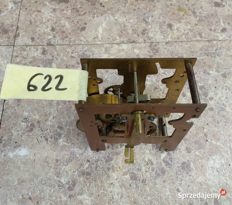 622 Mechanizm starego zegara ściennego Junghans Tczew