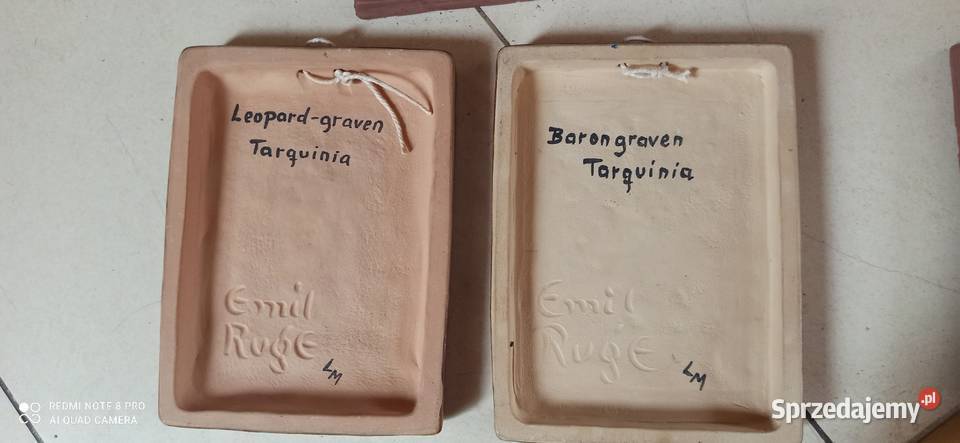 Kafel Emil Ruge Dania z ręcznie malowanym Gdańsk