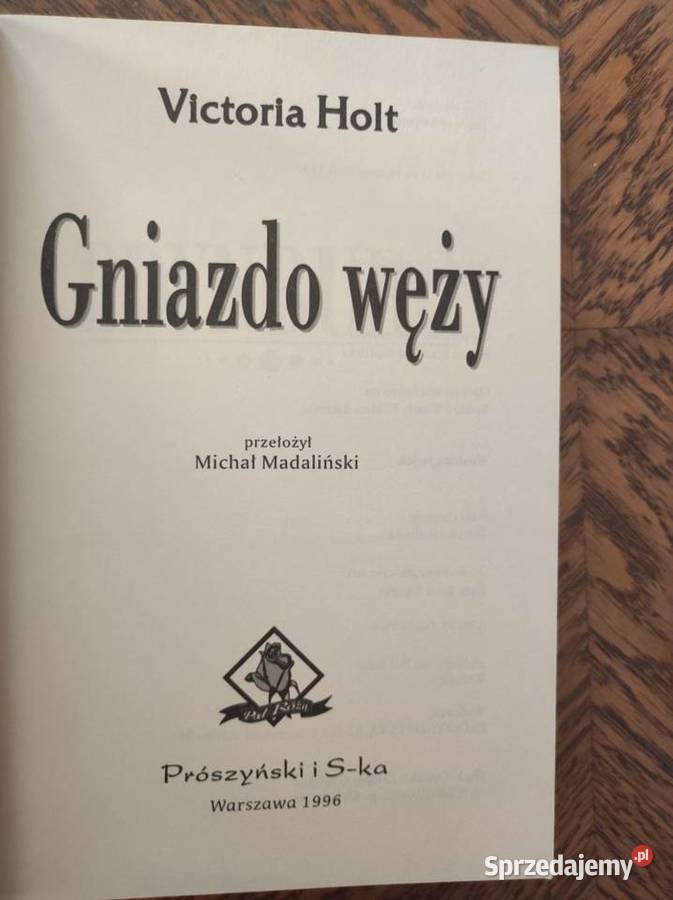 Gniazdo węży Snare of Serpents Victoria Holt miękka świętokrzyskie Kielce sprzedam
