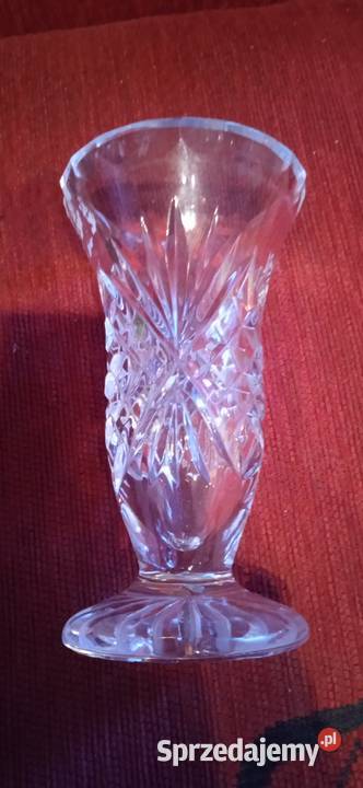 Piękne wazoniki z kryształu Ceramika i szkło Świdnica