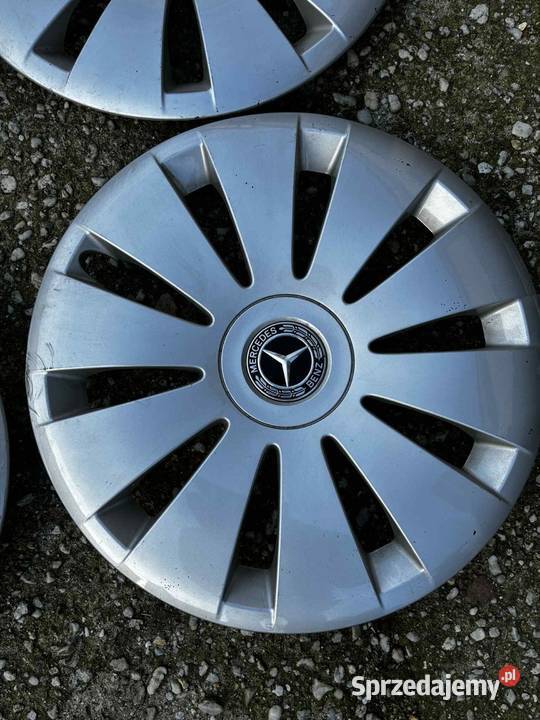 Kołpaki Mercedes Benz 17 oryginalne 4 sztuki Prudnik