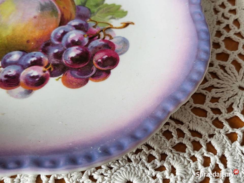 Dwa piękne talerze z owocami Gdańsk