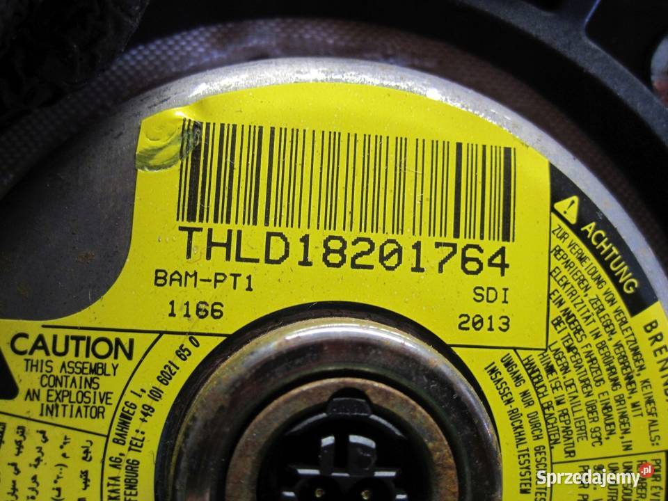 ASTRA J GTC 13r AIRBAG poduszka kierowcy Kielce