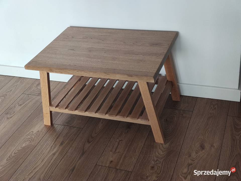 Stolik kawowy lite drewno dębowe 60cm Zduńska Wola sprzedam