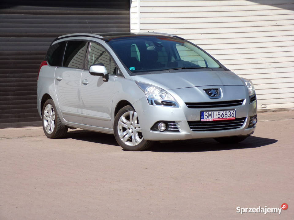 Peugeot 5008 Solardach Skóry Head Up Navi 7 komputer pokładowy śląskie Mikołów sprzedam