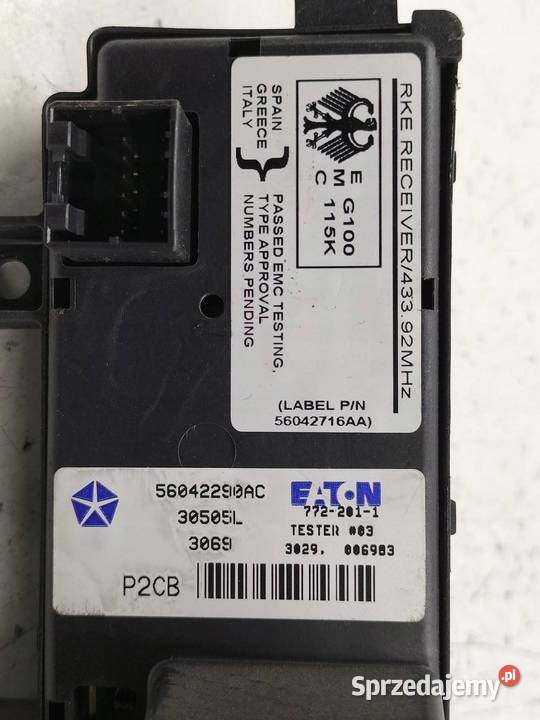 PRZEŁĄCZNIK SZYB PRAWY PRZÓD 56042290AC Jeep Rok produkcji 2000