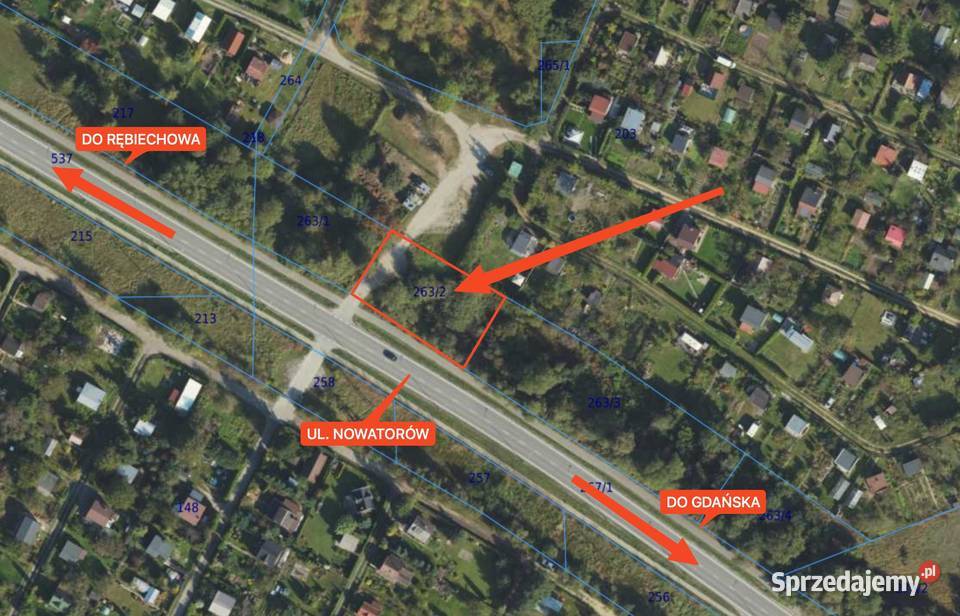 Wynajem placu 1000 m Nowatorów Gdańsk Kokoszki Wynajem sprzedam