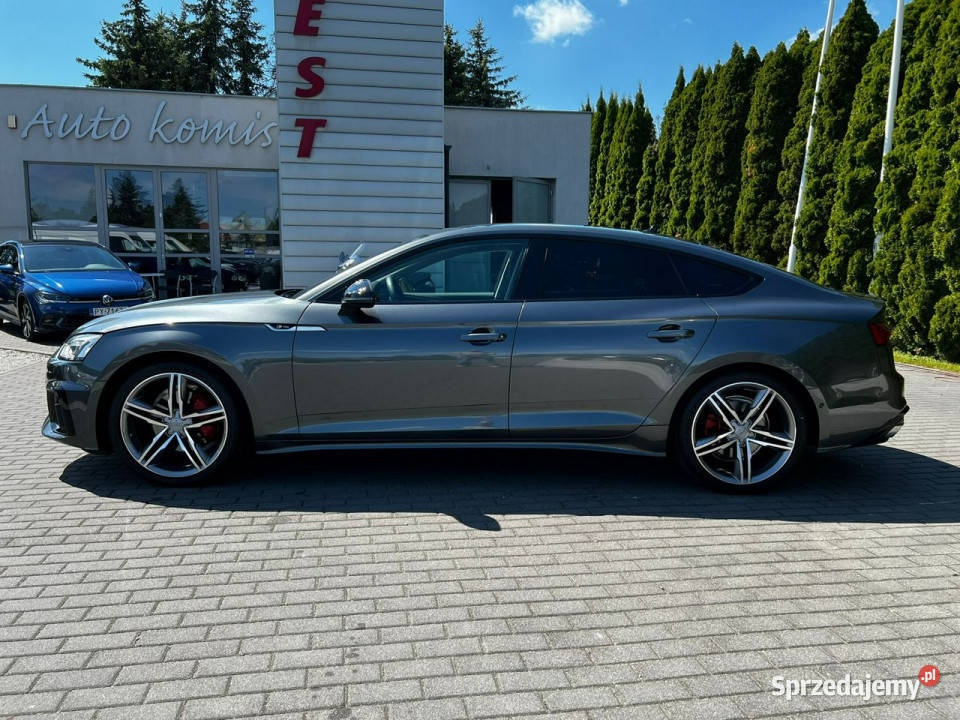 Audi A5 Sportback Sportback Stronic SLine elektrycznie ustawiane fotele wielkopolskie Baranowo