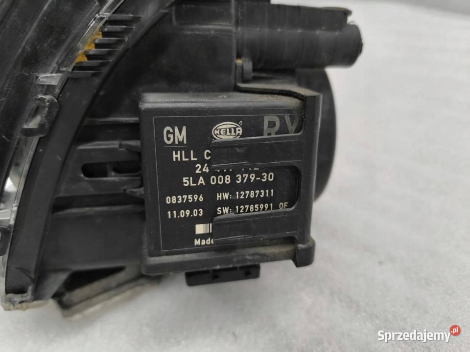 LAMPA LEWY PRZÓD XENON OPEL VECTRA C wielkopolskie