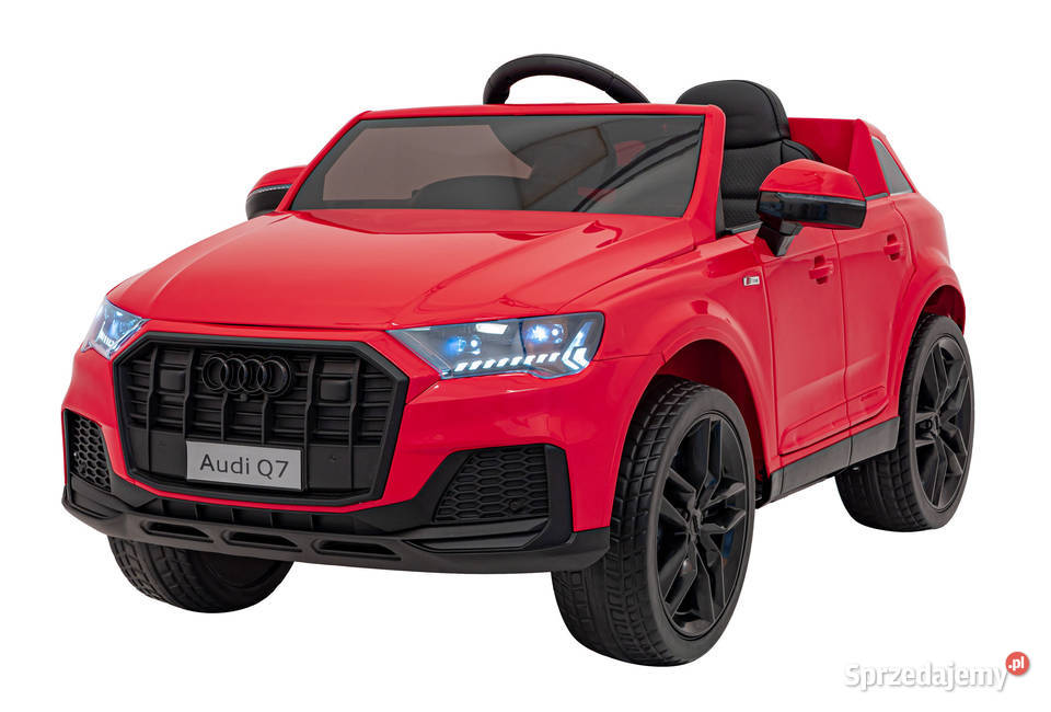 Audi Q7 LIFT Czerwone 12V 2x35W Koła EVA