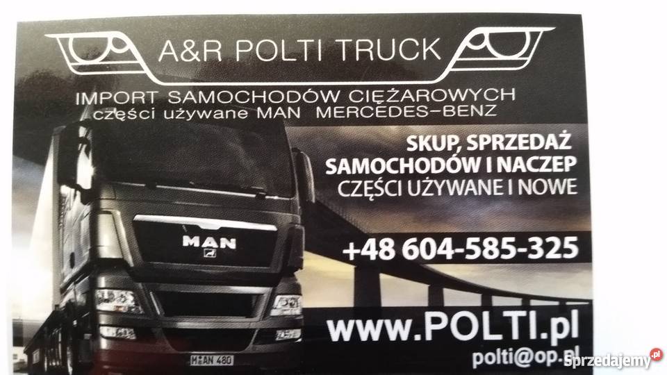 a CZESCI MAN L2000 LE TGL M2000 F90 CZESC Rzędowice sprzedam