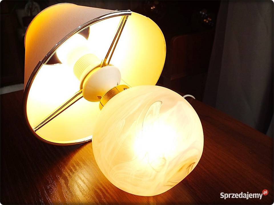 Lampka Nocna ala Murano dwa punkty świetlne góra
