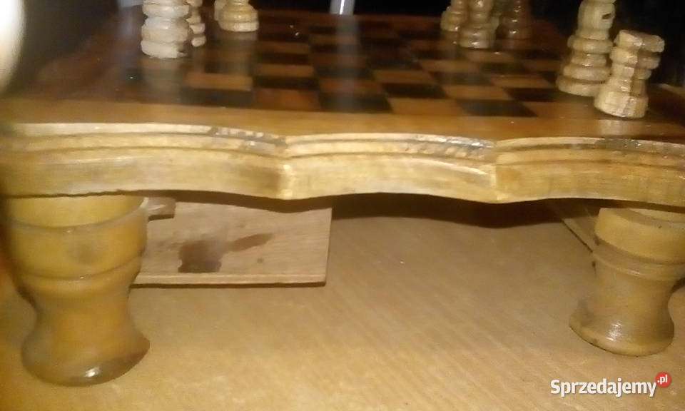 szachy drewniane designerskie Zebrzydowa