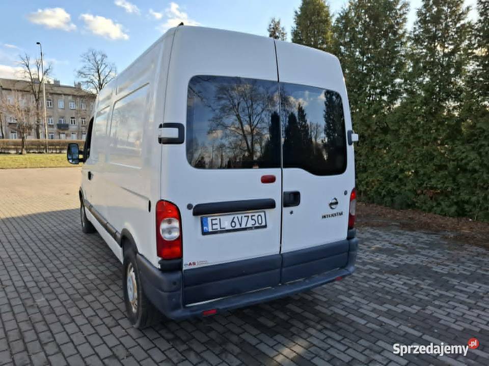 Nissan Interstar 25 DCI 2006 nieuszkodzony Łódź