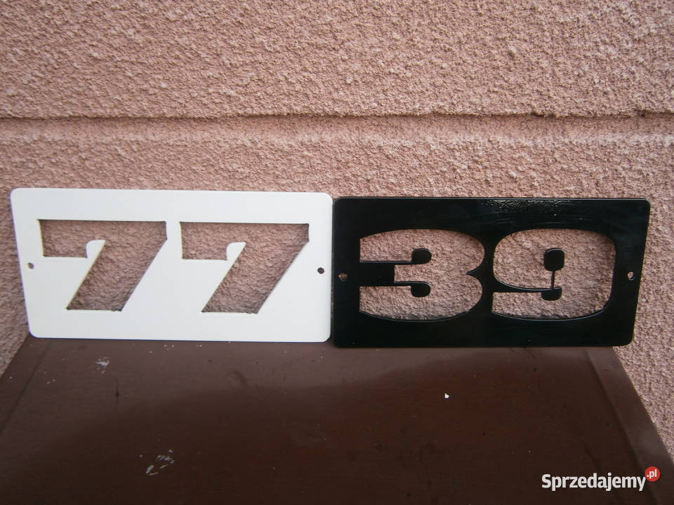 Tablica adresowa z nm na dom 77 i 39 Siedlce