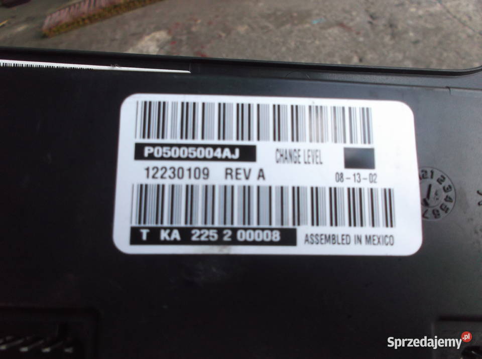 panel klimatyzacji 3 strefowy chrysler voyager Złotoryja sprzedam