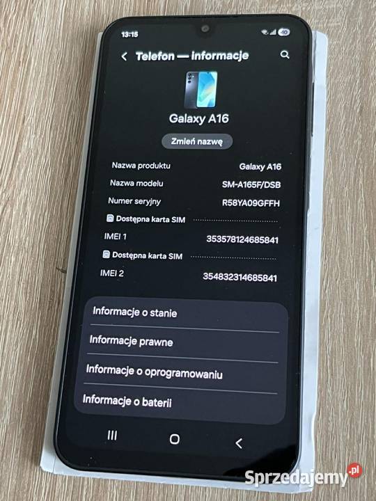 Samsung Galaxy A16 128gb NOWY Rzeszów