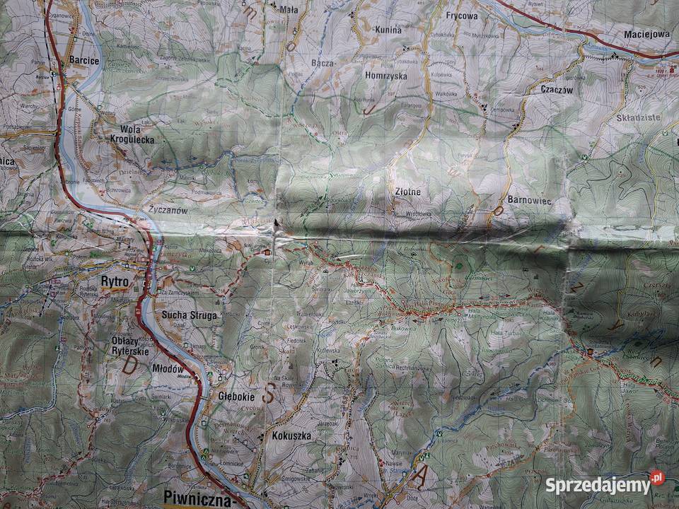 Beskid Sądecki 1 50 000 mapa turystyczna Compass Kraków sprzedam