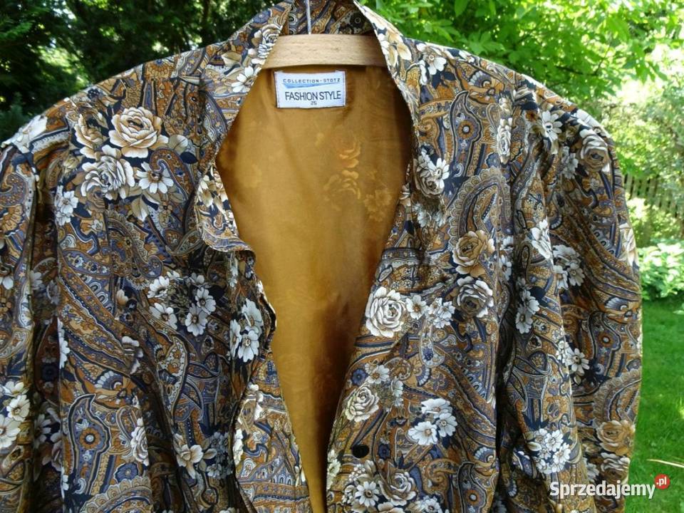 Płaszcz Płaszczyk wzorzysty letni Bufki 46 Nowy Sącz