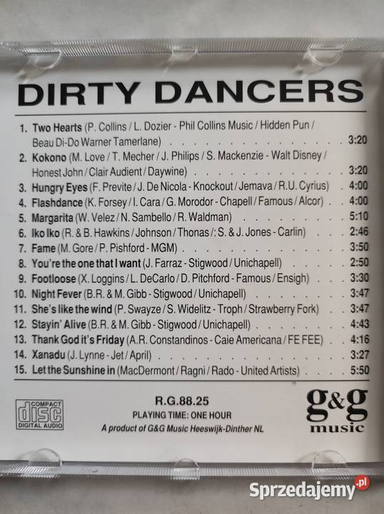 Dirty Dancers płyta kolekcjonerska cd składanki Płyty i kasety Kielce