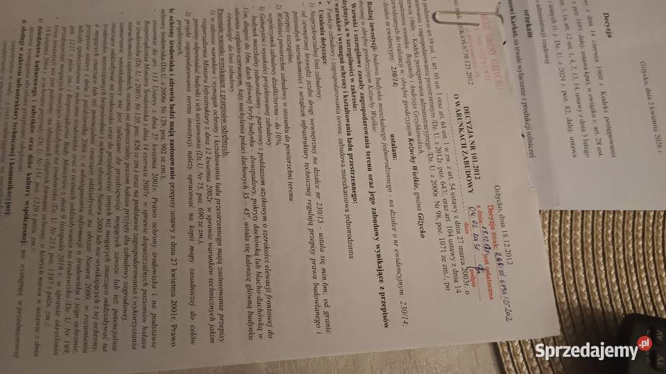 Działka rolno budowlana na sprzedaż Kożuchy Wielkie