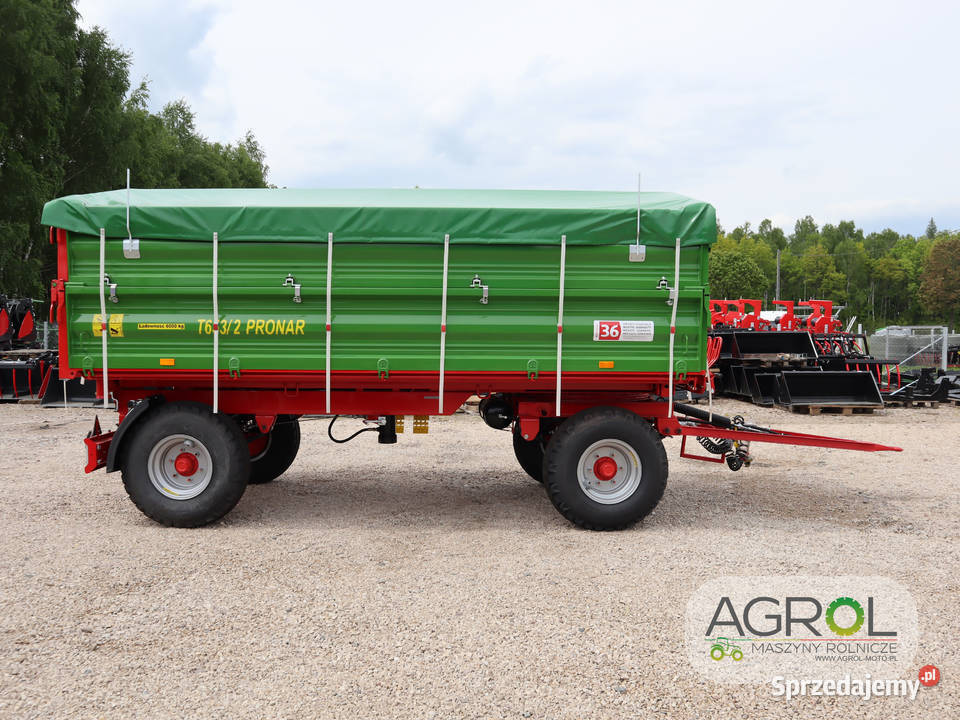 Przyczepa dwuosiowa PRONAR T6532 6 TON KREDYT nieuszkodzony Kwidzyn